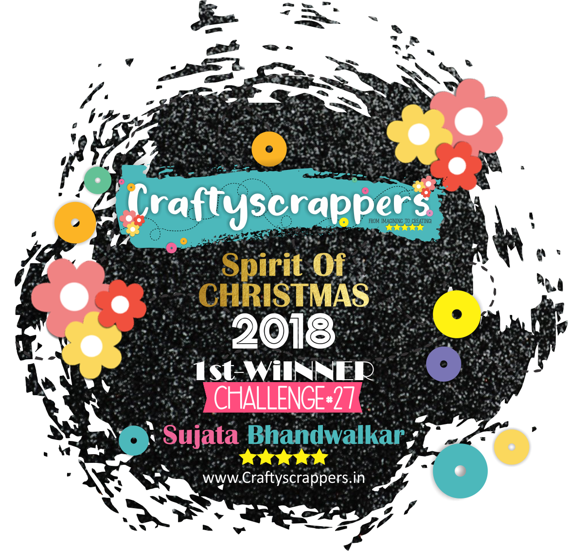 Craftyscrappers Challenge 27 1st Winner